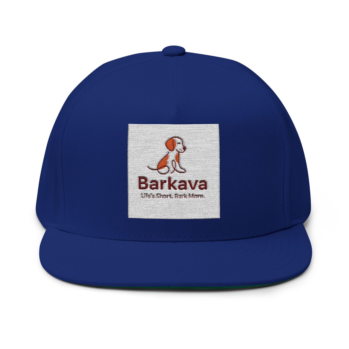 Flat Bill Cap | Custom Embroidered Hat, Dog Lover Gift, Casual Streetwear, Birthday Gift, Outdoor Adventure