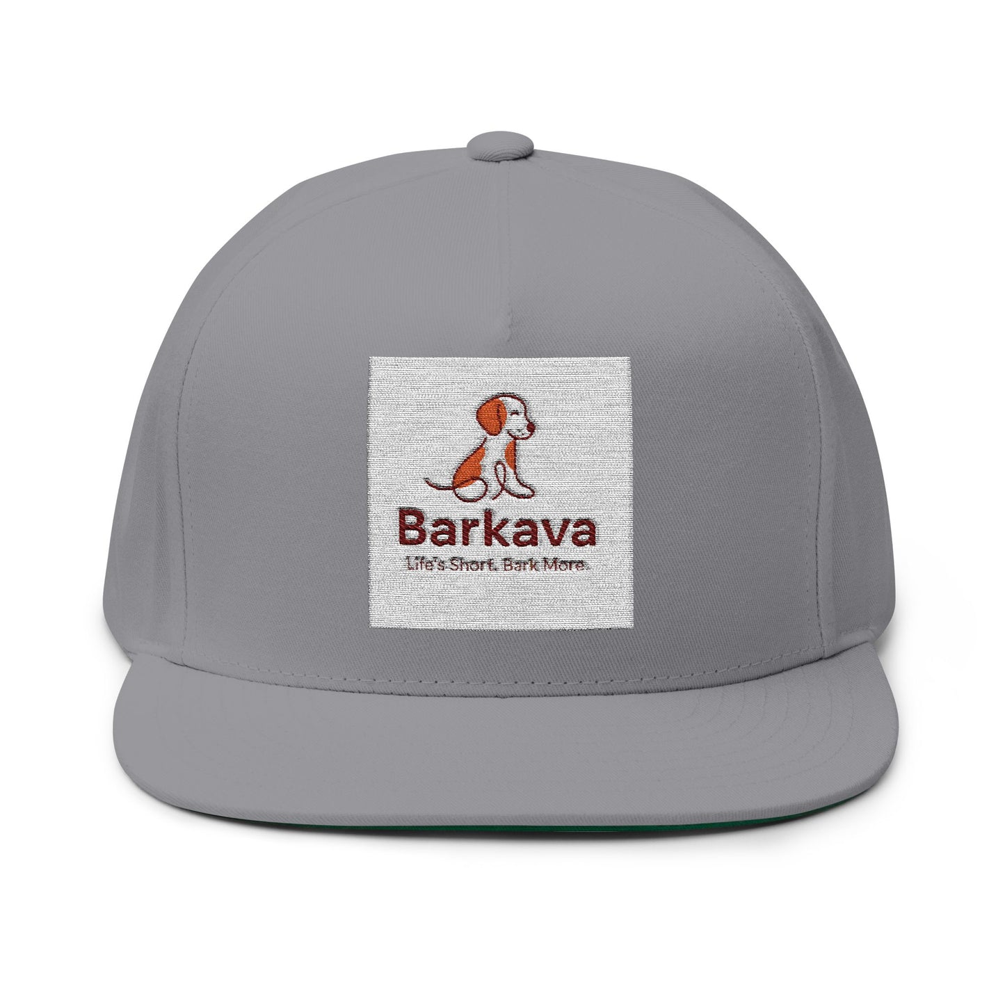 Flat Bill Cap | Custom Embroidered Hat, Dog Lover Gift, Casual Streetwear, Birthday Gift, Outdoor Adventure