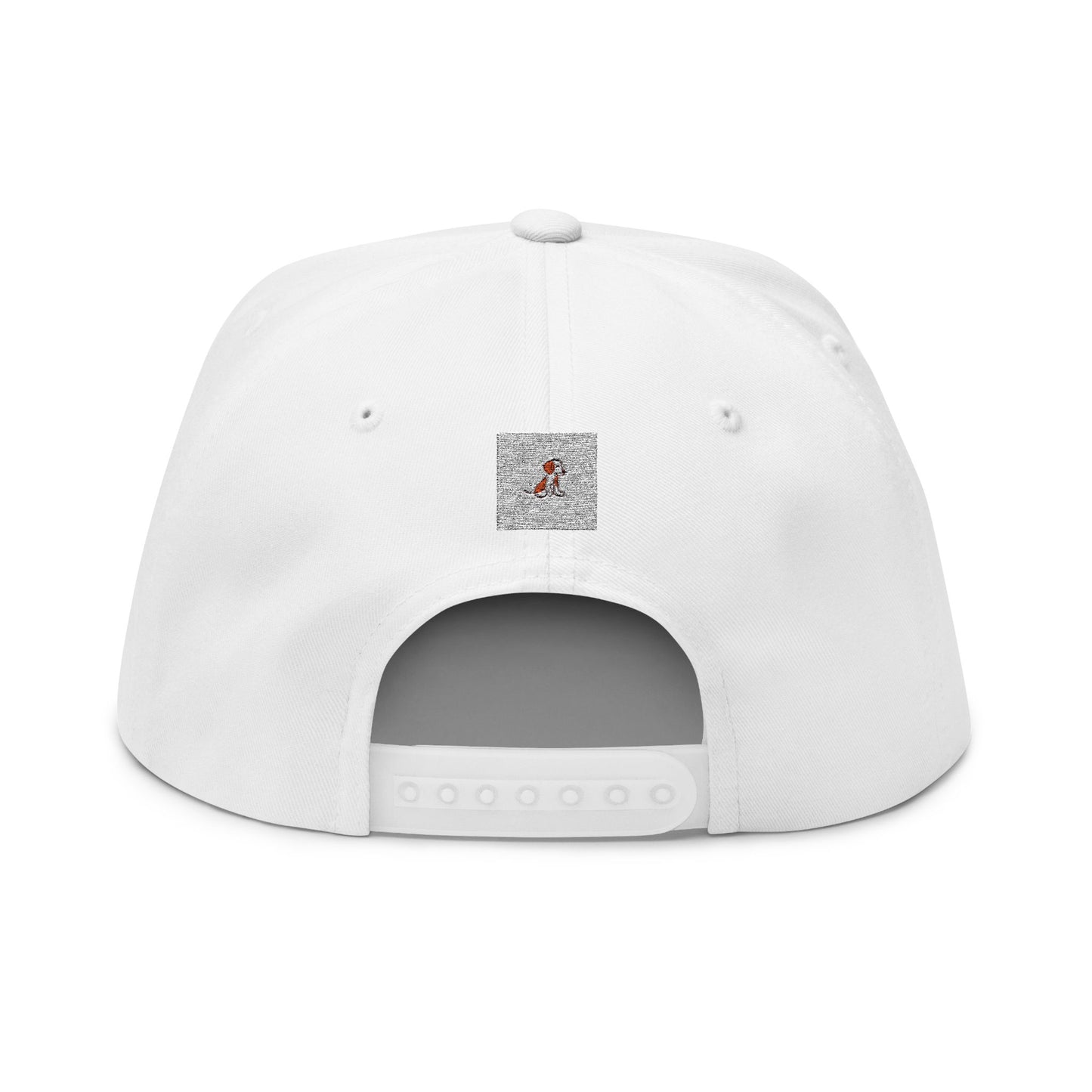Flat Bill Cap | Custom Embroidered Hat, Dog Lover Gift, Casual Streetwear, Birthday Gift, Outdoor Adventure