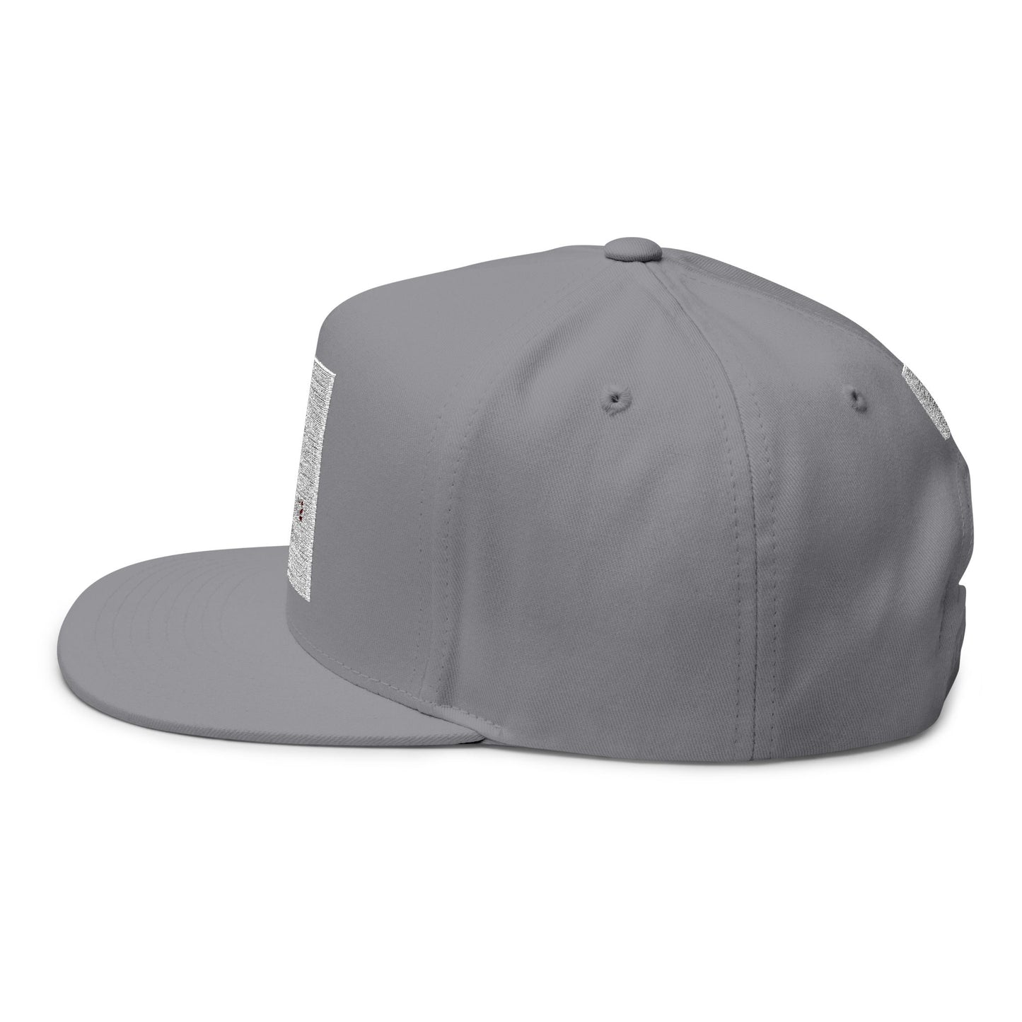 Flat Bill Cap | Custom Embroidered Hat, Dog Lover Gift, Casual Streetwear, Birthday Gift, Outdoor Adventure