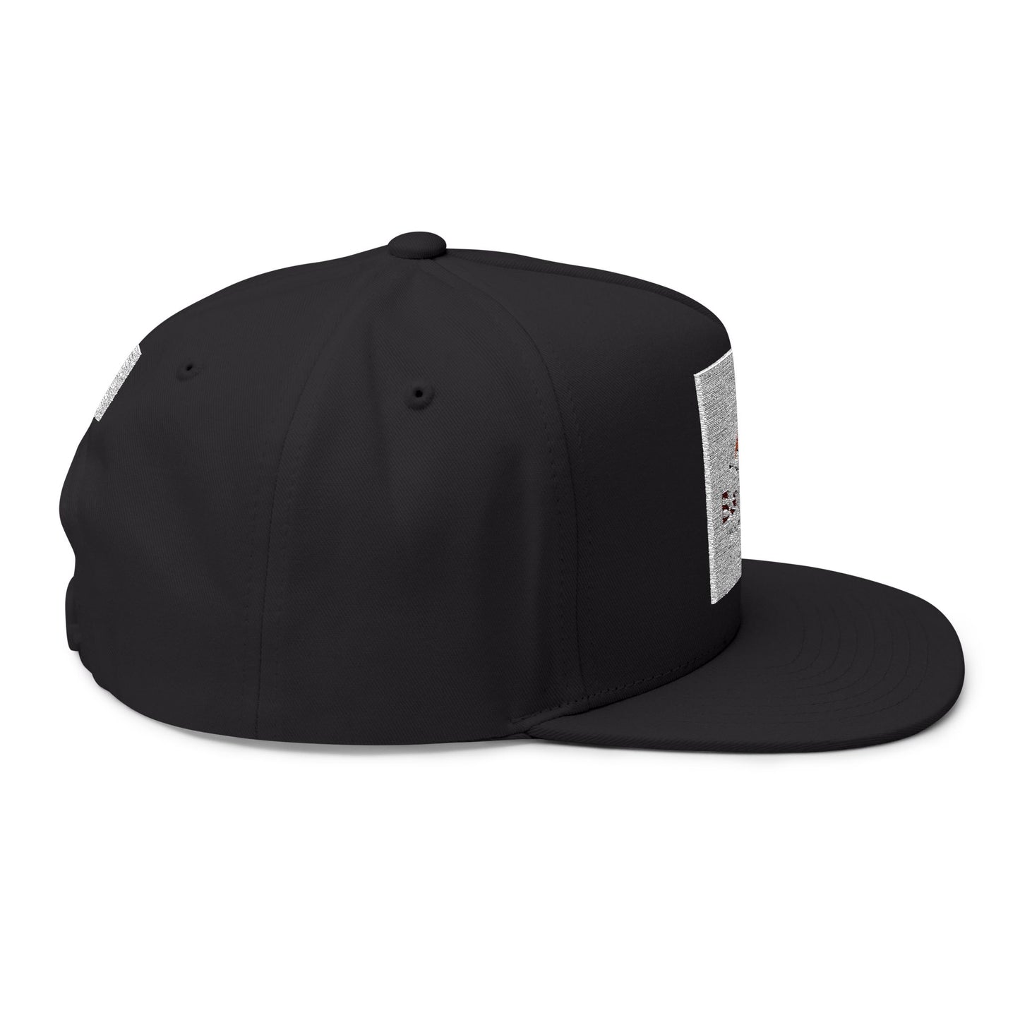 Flat Bill Cap | Custom Embroidered Hat, Dog Lover Gift, Casual Streetwear, Birthday Gift, Outdoor Adventure