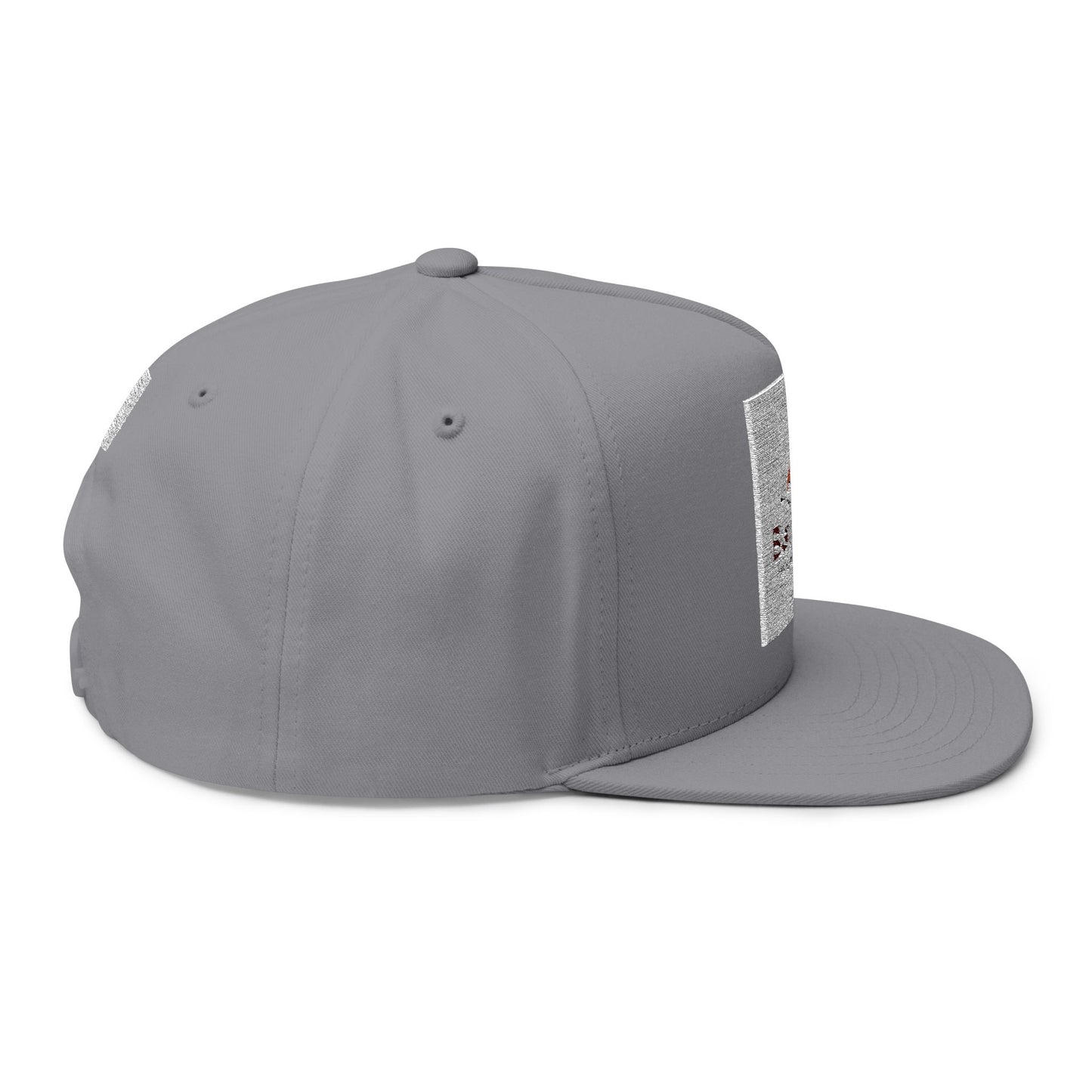 Flat Bill Cap | Custom Embroidered Hat, Dog Lover Gift, Casual Streetwear, Birthday Gift, Outdoor Adventure