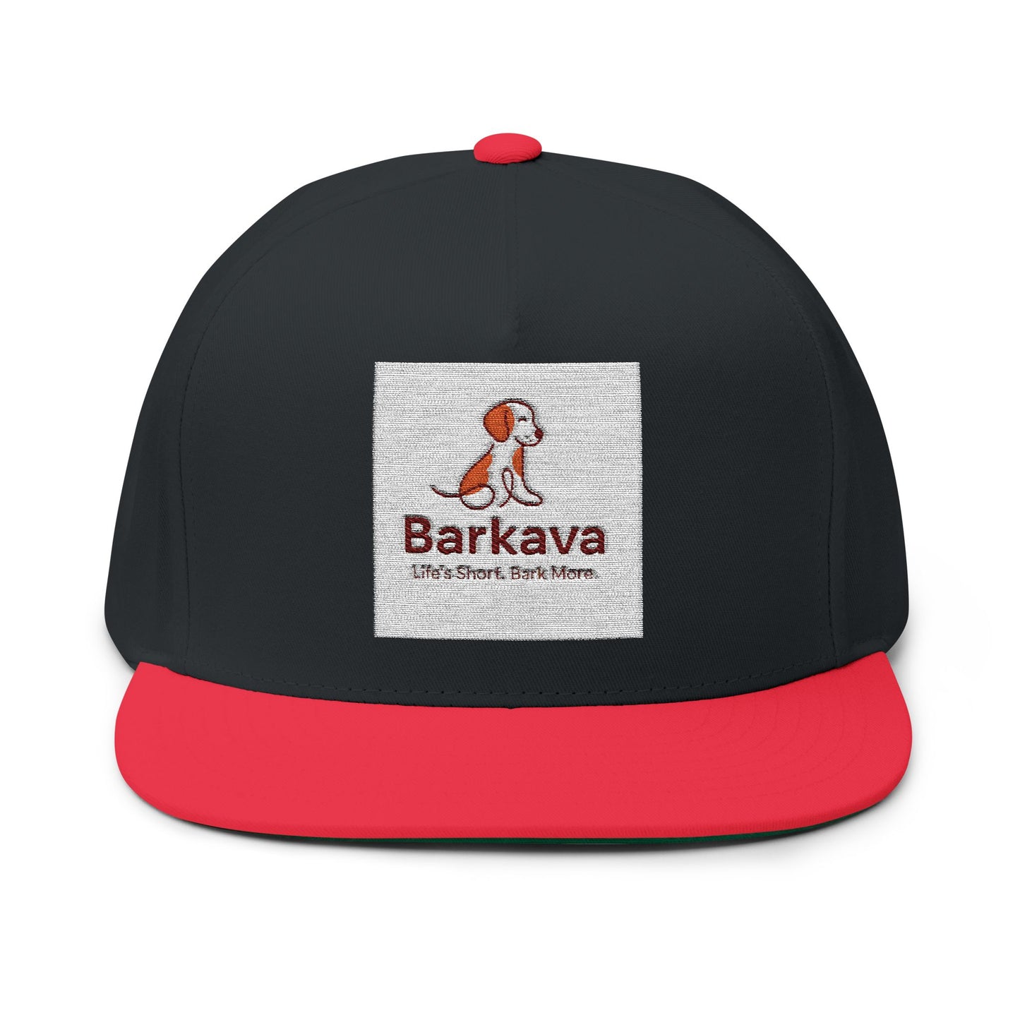 Flat Bill Cap | Custom Embroidered Hat, Dog Lover Gift, Casual Streetwear, Birthday Gift, Outdoor Adventure