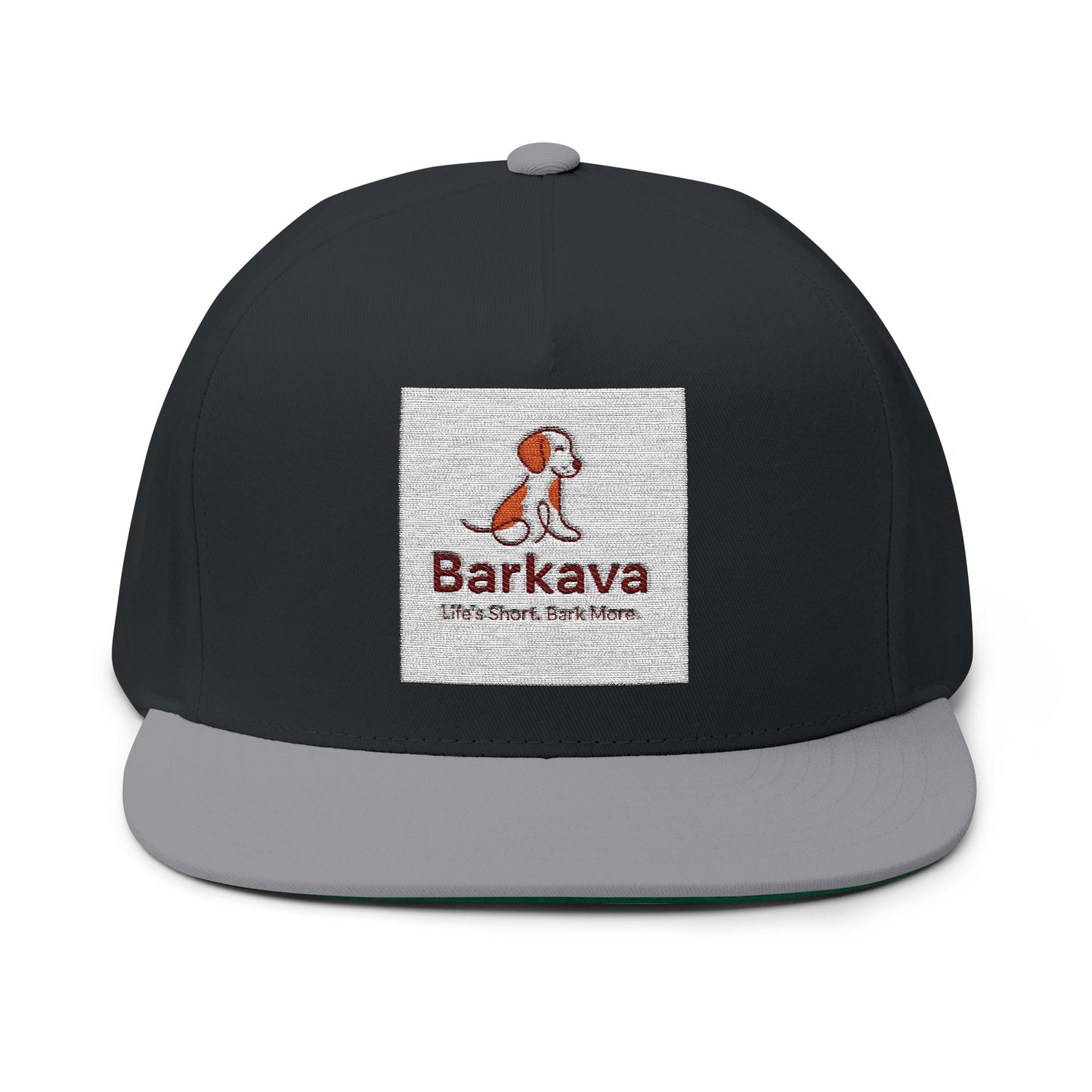 Flat Bill Cap | Custom Embroidered Hat, Dog Lover Gift, Casual Streetwear, Birthday Gift, Outdoor Adventure